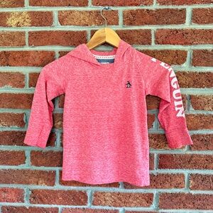 Original Penguin Kids Red Hoodie.  Size 4.